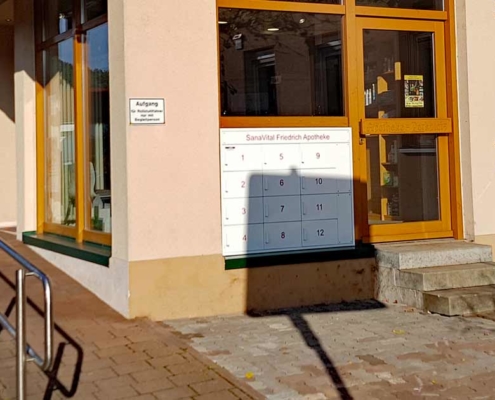 Abholstation einer Apotheke Abholstation einer Apotheke