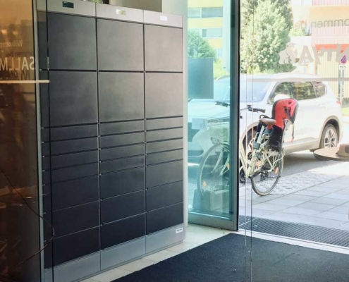 Abholstation eines Einzelhändlers Abholstation eines Einzelhändlers
